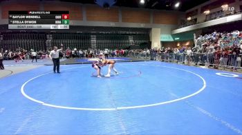 125 lbs Quarterfinal - Saylor Wendell, Elko vs Stella Dymon, Bonanza