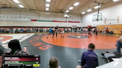 117-119 lbs Round 4 - Renee Torres, Powell Wrestling Club vs Jacob Snyder, Buffalo Outlaws Wrestling