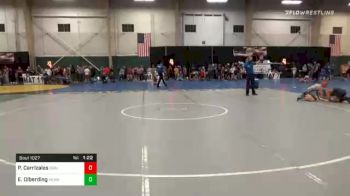 120 lbs Quarterfinal - Pedro Carrizales, Ogallala Wrestling vs Ely Olberding, Nebraska Wrestling Academy