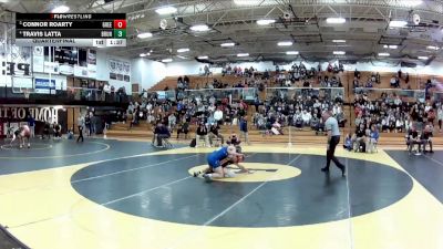 150 lbs Quarterfinal - Connor Roarty, Green vs Travis Latta, Brunswick