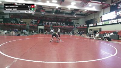 125 lbs Quarterfinal - Caelan Riley, Illinois vs Mack Mauger, Missouri