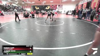 125 lbs Cons. Round 1 - Mariah Capp, Channel Islands vs Aubbrie Romo, Tahquitz