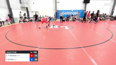 89 kg Quarterfinal - Carley Fisher-Maltese, Team VAWA vs Justin Griffith, Seagull Wrestling Club