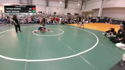 80 lbs Cons. Round 1 - Hutson Heuring, Amped Wrestling Club vs Daisy Rosales, Silverback Wrestling Fort Worth