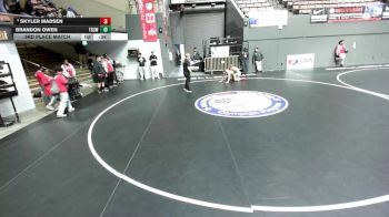 157 lbs 3rd Place Match - Skyler Madsen vs Brandon Owen, Team So Cal Wrestling Club