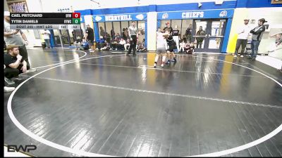 Rr Rnd 1 - Cael Pritchard, Bristow Elementary Wrestling Club vs Tytin Daniels, Hilldale Youth Wrestling Club