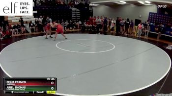 170 lbs. Cons. Round 2 - Ariel Thomas, Central (Park Hills) vs Emma Franco, Sikeston