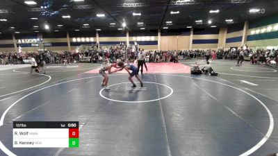 137 lbs Consi Of 8 #1 - Richie Wolf, Hawaii Island WC vs Brock Kenney, Reign WC