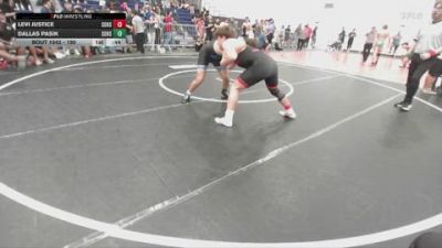 190 lbs Cons. Round 4 - Dallas Pasik, Norco Highschool vs Levi Justice, Warriors