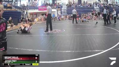 108 lbs Round 2 (6 Team) - Jayden Frey, Mat Rats vs Bryant Rollo, Violent Little Machines