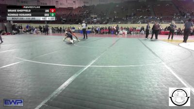 118 lbs Semifinal - Drake Sheffield, Lincoln Christian vs Konrad Kosanke, Crossings Christian School