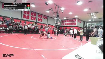 195 lbs Consi Of 16 #2 - Brayden Bruner, Hilldale vs Jacob Bedford, McAlester
