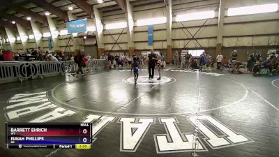 56 lbs Champ. Round 1 - Barrett Ehrich, WY vs Isaiah Phillips, AK