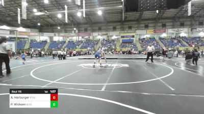 115 lbs Final - Alex Herburger, Steel City Reloaded vs Parker Wickam, Severance Middle School
