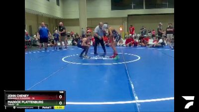 108 lbs Round 3 (6 Team) - Maddox Plattenburg, TNAAU vs John Cheney, Panhandle Punishers