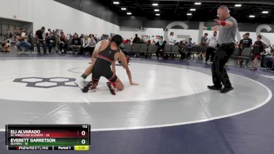 112 lbs Round 4 (6 Team) - Everett Garretson, Olympia vs Eli Alvarado, DC Wrestling Academy