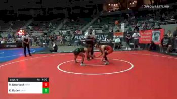 98 lbs Semifinal - Reanah Utterback, Sebolt Wrestling Academy vs Kayce Dudoit, Unaffiliated