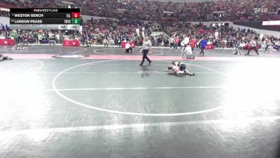 70 lbs Champ. Round 1 - Landon Pease, Team Nazar Training Center vs Weston Bench, Ellsworth