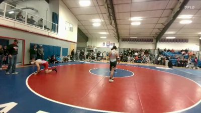 165 lbs Quarterfinal - Keen Schmaus, Tongue River vs Keen Coffman, Niobrara County