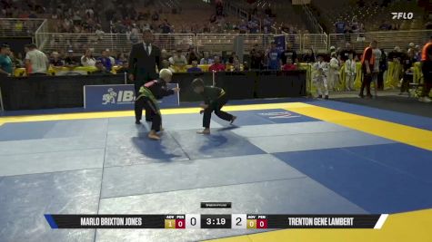 Trenton Gene Lambert vs Marlo Brixton Jones 2025 Pan Kids Jiu-Jitsu IBJJF Championship