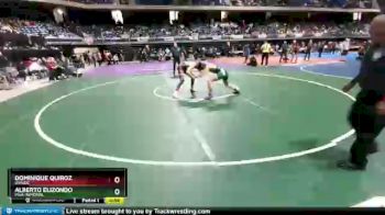 5A - 152 lbs Cons. Semi - Dominique Quiroz, Uvalde vs Alberto Elizondo, PSJA Memorial