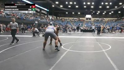 285 lbs Cons. Round 4 - Gunner Wilson, Northeast Oklahoma vs Gavin Barker, Avila