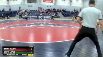 149 lbs 1st Place Match - Donte Lopez, Oklahoma Wesleyan vs Brady Duling, Friends University