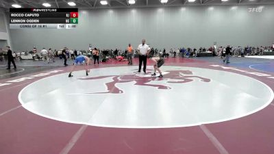 106 lbs Consi Of 16 #1 - Rocco Caputo, NJ vs Lennon Ogden, NC