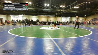 76-80 lbs Quarterfinal - Cael Marcotte, Sunkist Kids Monster Garage vs Jackson Parker, Standfast