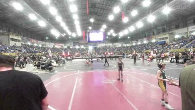 62 lbs Consi Of 8 #1 - Ryker Ostermiller, Colorado Hammers vs Landen Bivens, Highland Recreation Association (hra)