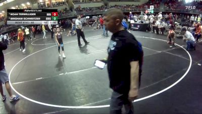 60 lbs Quarterfinal - Brigham Schweitzer, Broken Bow Wrestling Club vs Noah Terwilliger, MWC Wrestling Academy