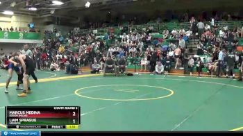 144 lbs Champ. Round 3 - Marcus Medina, EDISON (Milan) vs Liam Sprague, LEBANON