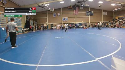 125 lbs Cons. Round 3 - Erik Ramirez, Menlo vs David Pina, Valiant