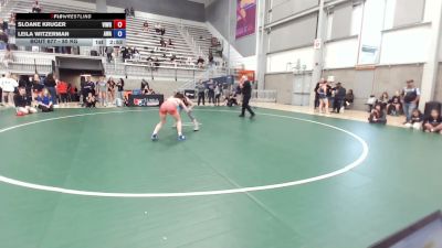 50 kg Cons. Rd Of 16 - Sloane Kruger, Vision Wrestling vs Leila Witzerman, Arete Wrestling Academy