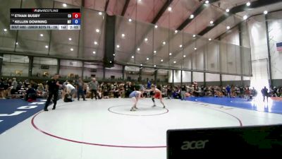 Junior Boys FS - 126 lbs Champ. Round 3 - Ethan Busby, CA vs Kellen Downing, MT