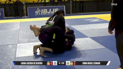 Emma Nicole Leonard vs Luana Lacerda De Oliveira 2026 Pan Jiu Jitsu IBJJF Championship