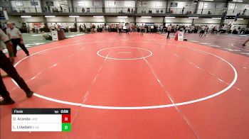 130A lbs Final - Daniel Aranda, Lake Highland Prep vs Luke Lilledahl, X-calibur Athletics Wc