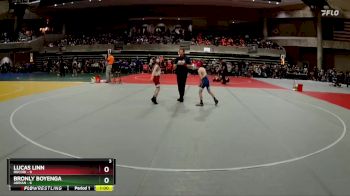 60 lbs Semis & 1st Wrestleback (8 Team) - Lucas Linn, Rocori vs Bronly Boyenga, Adrian