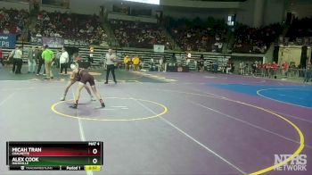 D 1 106 lbs Cons. Round 3 - Micah Tran, Chalmette vs Alex Cook, Hahnville