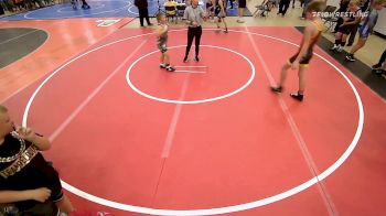 100 lbs Semifinal - Maverick Totten, Cleveland Take Down Club vs Asher Emmons, Dark Cloud Wrestling Club