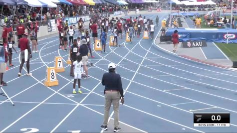 Youth Boys' 200m Championship, Semi-Finals 1 - Age 11