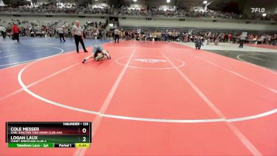 125 lbs Cons. Round 2 - Cole Messer, Carl Junction Take Down Club-AAA vs Logan Laux, Comet Wrestling Club-A 