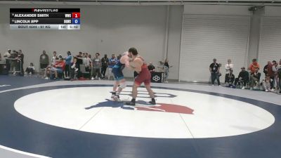 97 kg Cons. Quarters - Alexander Smith, Wildcat Wrestling Club vs Lincoln Jipp, Big Game Wrestling Club