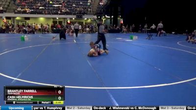 50 lbs Semifinal - Brantley Farrell, Team Nazar vs Cash Helmrichs, Immortal Athletics WC