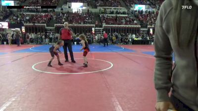 78 lbs 5th Place Match - Piper Kessel, Butte Wrestling Club vs Penelope Bryant, Laurel Matburners