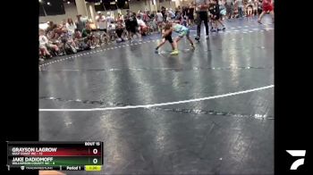 60 lbs Quarters & Wb (16 Team) - Grayson LaGrow, Gulf Coast WC vs Jake Dadiomoff, Williamson County WC