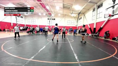 285 lbs Cons. Round 4 - Simon Flores, Cerritos College vs Siope Havea, Utah Tech University