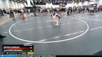 117 lbs Quarterfinal - Adyson Lundquist, IA vs Alexandra Waitsman, CA