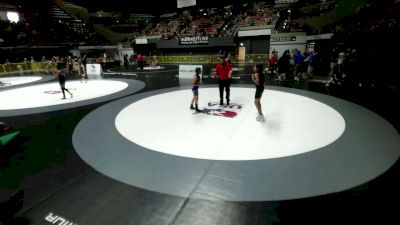 94 lbs Cons. Quarters - Sophia Solis, Marvel Wrestling Academy vs Jaylah Ortega, United Wrestling Club