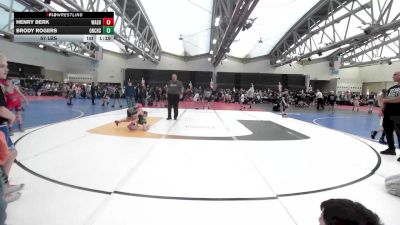 57 lbs Rr Rnd 3 - Henry Berk, Washington Twp. Minutemen ES vs Brody Rogers, Orchard South ES